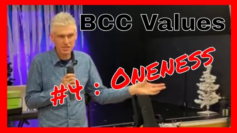 BCC Values #4 – Oneness (and ‘Oneanothering’ 😁)